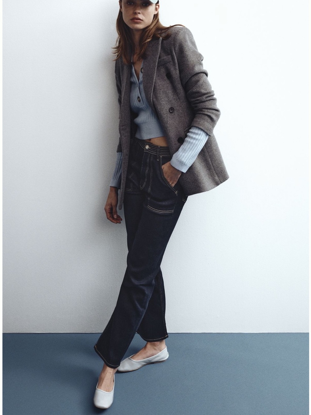 Frame The Trapunto High Rise Straight-Leg Jeans